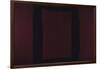 Mural, Section 3 {Black on Maroon} [Seagram Mural]-Mark Rothko-Framed Giclee Print