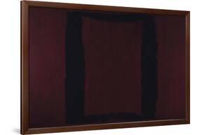 Mural, Section 3 {Black on Maroon} [Seagram Mural]-Mark Rothko-Framed Giclee Print