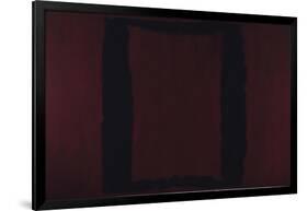 Mural, Section 3 {Black on Maroon} [Seagram Mural]-Mark Rothko-Framed Giclee Print