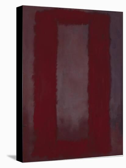 Mural, Section 4 {Red on maroon} [Seagram Mural]-Mark Rothko-Stretched Canvas