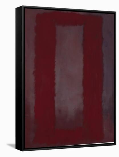 Mural, Section 4 {Red on maroon} [Seagram Mural]-Mark Rothko-Framed Stretched Canvas