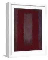 Mural, Section 4 {Red on maroon} [Seagram Mural]-Mark Rothko-Framed Giclee Print