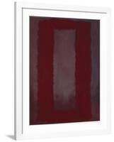 Mural, Section 4 {Red on maroon} [Seagram Mural]-Mark Rothko-Framed Giclee Print