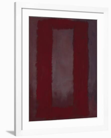 Mural, Section 4 {Red on maroon} [Seagram Mural]-Mark Rothko-Framed Giclee Print