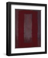 Mural, Section 4 {Red on maroon} [Seagram Mural]-Mark Rothko-Framed Premium Giclee Print