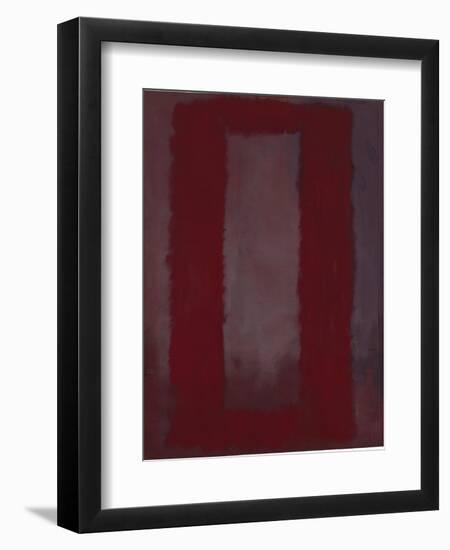 Mural, Section 4 {Red on maroon} [Seagram Mural]-Mark Rothko-Framed Premium Giclee Print