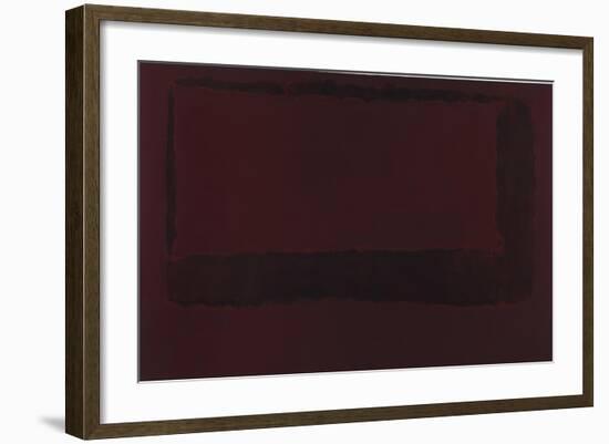 Mural, Section 5 {Red on Maroon} [Seagram Mural]-Mark Rothko-Framed Giclee Print