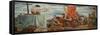 Mural Showing Ferdinand Magellan-null-Framed Stretched Canvas