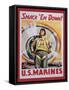 Mural Smackdown Marines-null-Framed Stretched Canvas