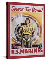 Mural Smackdown Marines-null-Stretched Canvas