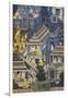 Mural with Scenes of Thai Culture, Wat Pho, Bangkok, Thailand-null-Framed Giclee Print