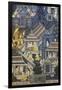 Mural with Scenes of Thai Culture, Wat Pho, Bangkok, Thailand-null-Framed Giclee Print