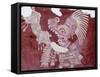 Murals at Teotihuacan, North of Mexico City, Mexico-Robert Harding-Framed Stretched Canvas