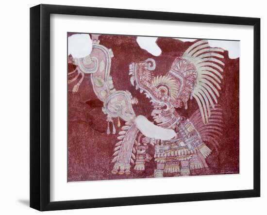 Murals at Teotihuacan, North of Mexico City, Mexico-Robert Harding-Framed Photographic Print