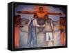 Murals by Diego Rivera, Secretary of Public Education, Mexico-Russell Gordon-Framed Stretched Canvas