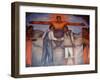 Murals by Diego Rivera, Secretary of Public Education, Mexico-Russell Gordon-Framed Premium Photographic Print