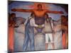 Murals by Diego Rivera, Secretary of Public Education, Mexico-Russell Gordon-Mounted Premium Photographic Print