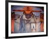 Murals by Diego Rivera, Secretary of Public Education, Mexico-Russell Gordon-Framed Photographic Print