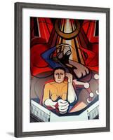 Murals by Diego Rivera, Secretary of Public Education, Mexico-Russell Gordon-Framed Photographic Print