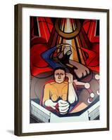 Murals by Diego Rivera, Secretary of Public Education, Mexico-Russell Gordon-Framed Photographic Print