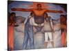 Murals by Diego Rivera, Secretary of Public Education, Mexico-Russell Gordon-Stretched Canvas