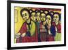 Murals in 16th Century Christian Monastery and Church of Azuwa Maryam, Zege Peninsula, Ethiopia-Simon Montgomery-Framed Photographic Print