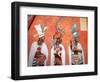 Murals in Mayan Temple, Bonampak, Museum of Mexican History, Monterrey, Nuevo Leon, Chiapas, Mexico-Russell Gordon-Framed Photographic Print