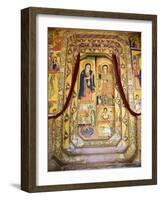 Murals in the Inner Sanctuary of the Christian Church of Ura Kedane Meheriet, Ethiopia-Gavin Hellier-Framed Photographic Print