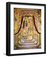 Murals in the Inner Sanctuary of the Christian Church of Ura Kedane Meheriet, Ethiopia-Gavin Hellier-Framed Photographic Print