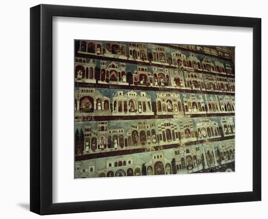 Murals in Tipu Sultan's Palace, Seringapatam, Mysore, Karnataka State, India-Sassoon Sybil-Framed Photographic Print