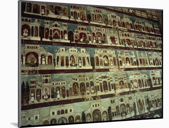 Murals in Tipu Sultan's Palace, Seringapatam, Mysore, Karnataka State, India-Sassoon Sybil-Mounted Photographic Print