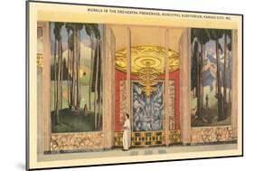 Murals, Municipal Auditorium, Kansas City-null-Mounted Art Print