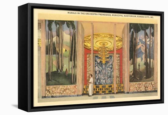 Murals, Municipal Auditorium, Kansas City-null-Framed Stretched Canvas