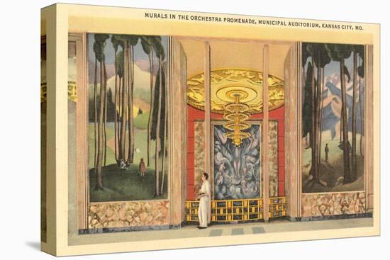 Murals, Municipal Auditorium, Kansas City-null-Stretched Canvas