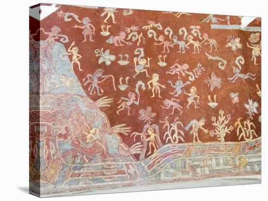 Murals, Teotihuacan, 150Ad to 600Ad and Later Used by the Aztecs, North of Mexico City-R H Productions-Stretched Canvas