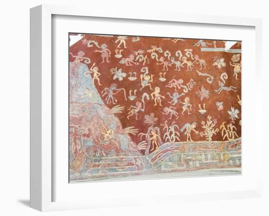 Murals, Teotihuacan, 150Ad to 600Ad and Later Used by the Aztecs, North of Mexico City-R H Productions-Framed Photographic Print