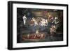 Murals with Scenes from Life of Buddha-null-Framed Giclee Print