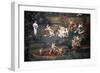 Murals with Scenes from Life of Buddha-null-Framed Giclee Print