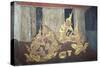 Murals with Scenes from the Life of the Buddha-null-Stretched Canvas