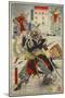 Muramatsu Sandayu Takanao and Yanagihara Heiemon-Kyosai Kawanabe-Mounted Giclee Print