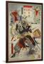 Muramatsu Sandayu Takanao and Yanagihara Heiemon-Kyosai Kawanabe-Framed Giclee Print