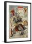 Muramatsu Sandayu Takanao and Yanagihara Heiemon-Kyosai Kawanabe-Framed Giclee Print