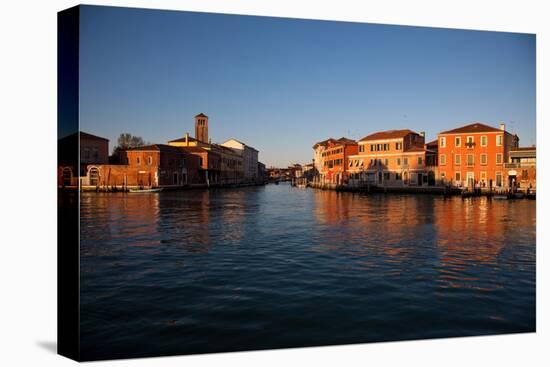 Murano Island at Sunset, Venice Lagoon, Venice, Veneto, Italy, Europe-Carlo-Stretched Canvas