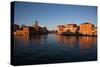 Murano Island at Sunset, Venice Lagoon, Venice, Veneto, Italy, Europe-Carlo-Stretched Canvas