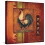 Murano Rooster II-Kimberly Poloson-Stretched Canvas