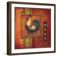 Murano Rooster II-Kimberly Poloson-Framed Art Print