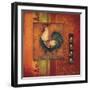 Murano Rooster II-Kimberly Poloson-Framed Art Print