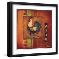 Murano Rooster II-Kimberly Poloson-Framed Art Print