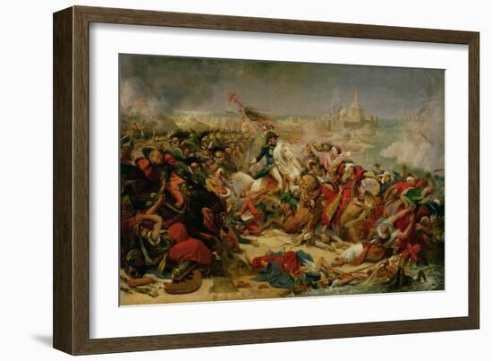 Murat Defeating the Turkish Army at Aboukir on 25 July 1799, C.1805-Baron Antoine Jean Gros-Framed Giclee Print