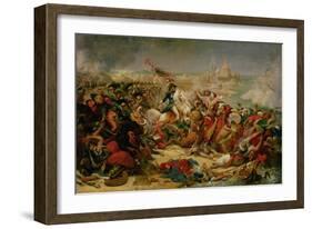 Murat Defeating the Turkish Army at Aboukir on 25 July 1799, C.1805-Baron Antoine Jean Gros-Framed Giclee Print